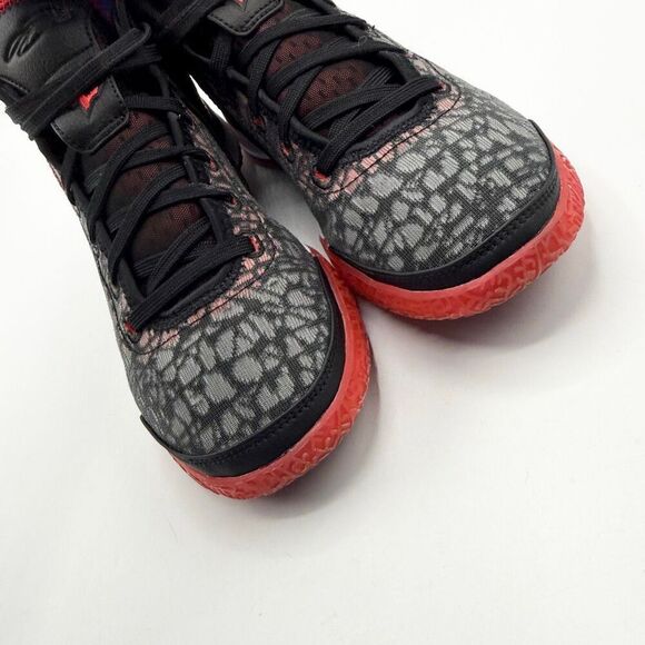 Nike Zoom LeBron NXXT Gen FaZe Clan Bred Lace Up Red Black Mid Sneakers - US Men - Picture 2 of 16